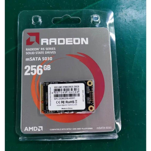 Твердотельный накопитель AMD SATA 256GB R5MS256G5 Radeon R5 mSATA