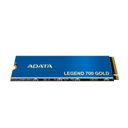 Твердотельный накопитель/ ADATA SSD LEGEND 700 GOLD, 2048GB, M.2(22x80mm), NVMe 1.4, PCIe 3.0 x4, 3D NAND, R/W 2000/1600MB/s, IOPs 130 000/280 000, TBW 480, DWPD 0.2, with Heat Sink (3 года)