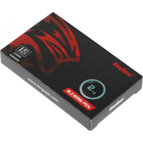 Твердотельный накопитель Kingspec PCIe 3.0 x4 2TB NX-2TB M.2 2280 0.9 DWPD [NX-2TB]