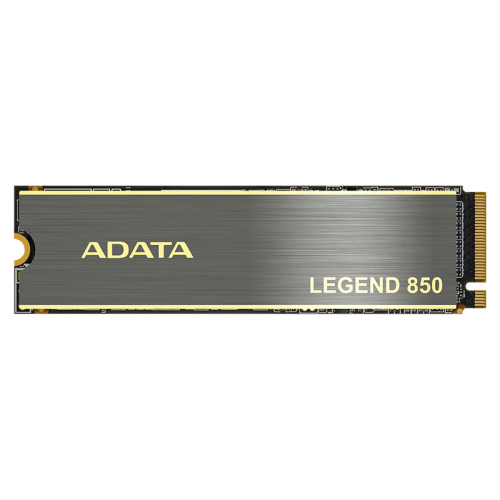 Твердотельный накопитель ADATA SSD LEGEND 850, 1TB, M.2(22x80mm), NVMe 1.4, PCIe 4.0 x4, 3D NAND, R/W 5000/4500MB/s, IOPs 400 000/550 000, TBW 1000, DWPD 0.54, with Heat Sink (5 лет)
