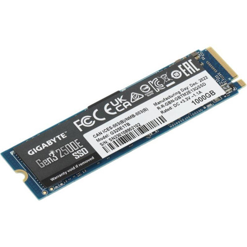 Твердотельный накопитель Gigabyte PCIe 3.0 x4 1000GB G325E1TB 2500E M.2 2280