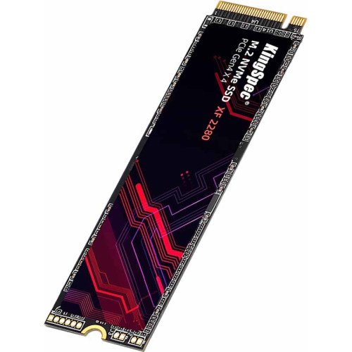 Твердотельный накопитель/ Kingspec SSD XF-512 2280, 512GB, M.2(22x80mm), NVMe, PCIe 4.0 x4, R/W 4900/2800MB/s, IOPs н.д./н.д., TBW 600, DWPD 1.07 (3 года)