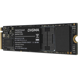 Твердотельный накопитель Digma PCIe 3.0 x4 512GB DGSM3512GM23T Mega M2 M.2 2280 [DGSM3512GM23T]