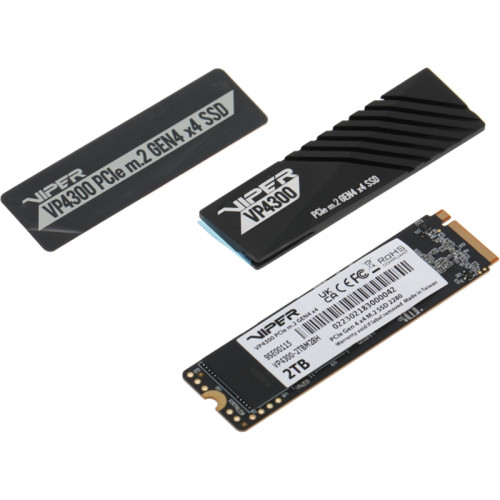 Твердотельный накопитель Patriot PCIe 4.0 x4 2TB VP4300-2TBM28H Viper VP4300 M.2 2280 [VP4300-2TBM28H]