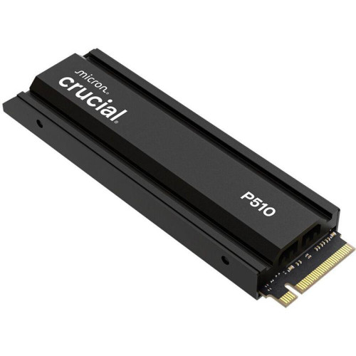 Твердотельный накопитель Crucial P510 1TB PCIe Gen5 NVMe 2280 M.2 SSD with heatsink CT1000P510SSD5