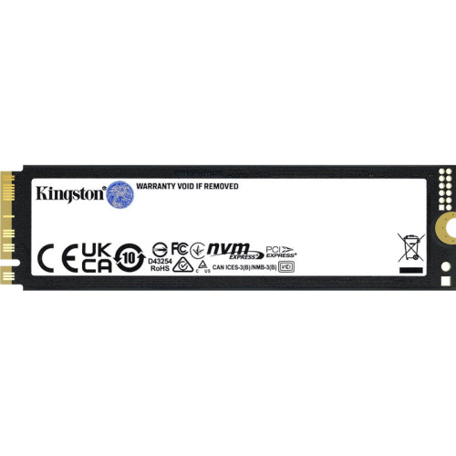 Твердотельный накопитель/ Kingston SSD Fury Renegade, 4096GB, M.2(22x80mm), NVMe, PCIe 5.0 x4, 3D TLC, R/W 14800/14000MB/s, IOPs 2 200 000/2 200 000, TBW 4000, DWPD 0.5 (60 мес)