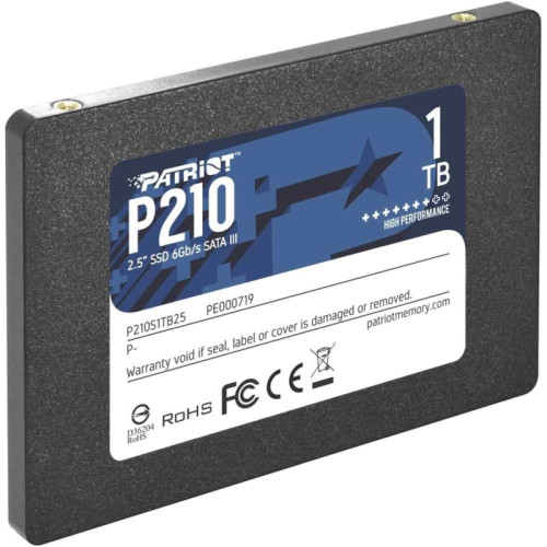 Твердотельный накопитель Patriot SATA-III 1TB P210S1TB25 P210 2.5 Твердотельный накопитель Patriot SATA-III 1TB P210S1TB25 P210 2.5