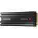 Твердотельные накопители/ Samsung SSD 980 PRO, 2000GB, M.2(22x80mm), NVMe 1.3c, PCIe 4.0 x4, 3-bit MLC, R/W 7000/5000MB/s, IOPs 1 000 000/1 000 000, DRAM buffer 2048MB, TBW 1200, DWPD 0.33, with Heatsink (12 мес.)