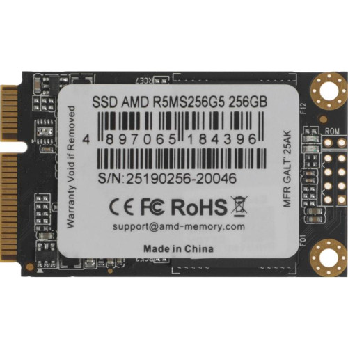 Твердотельный накопитель AMD SATA 256GB R5MS256G5 Radeon R5 mSATA