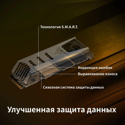 Твердотельный накопитель Patriot PCIe 5.0 x4 4TB PV553P4TBM28H PV553 M.2 2280 [PV553P4TBM28H]