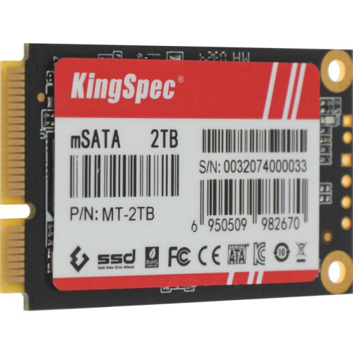 Твердотельный накопитель Kingspec SATA-III 2TB MT-2TB MT Series mSATA [MT-2TB]