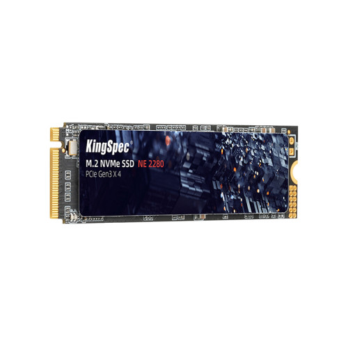 Твердотельный накопитель/ Kingspec SSD NE-128 2280, 128GB, M.2(22x80mm), NVMe, PCIe 3.0 x4, R/W 1800/600MB/s, IOPs н.д./н.д., TBW 100, DWPD 0.69 (3 года)