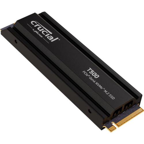 Твердотельный накопитель Crucial T500 2TB PCIe Gen4 NVMe M.2 SSD with heatsink CT2000T500SSD5