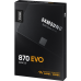 Samsung SSD 250GB 870 EVO, V-NAND 3-bit MLC, MGX, 2.5'' SATA 6Gb/s, R560/W530, IOPs 98000/88000 Samsung SSD 250GB 870 EVO, V-NAND 3-bit MLC, MGX, 2.5'' SATA 6Gb/s, R560/W530, IOPs 98000/88000