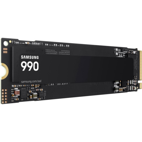 Твердотельные накопители/ Samsung SSD 990, 2000GB, M.2(22x80mm), NVMe 2.0, PCIe 4.0 x4, V-NAND TLC, R/W 7250/6450MB/s, IOPs 850 000/1 200 000, TBW 800, DWPD 0.33 (12 мес.)