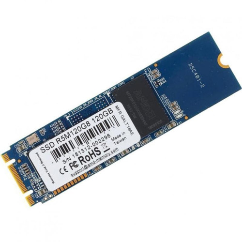 Накопитель SSD AMD SATA-III 120GB R5M120G8 Radeon M.2 2280 Накопитель SSD AMD SATA-III 120GB R5M120G8 Radeon M.2 2280