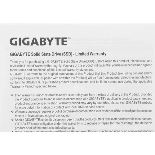 Твердотельный накопитель SSD Gigabyte 4TB M.2 2280 AORUS Gen5 14000 AG514K4TB PCI-Express 5.0x4, NVMe 2.0, 3D TLC NAND, Phison PS5026-E26