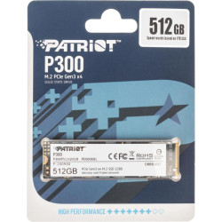 Твердотельный накопитель Patriot PCIe 3.0 x4 512GB P300P512GM28 P300 M.2 2280 [P300P512GM28]