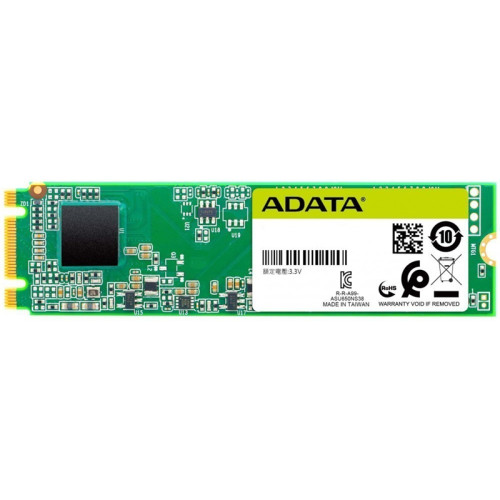 Твердотельный накопитель/ ADATA SSD Ultimate SU650, 1024GB, M.2(22x80mm), SATA3, 3D TLC, R/W 550/510MB/s, IOPs 80 000/60 000, TBW 420, DWPD 0.4 (3 года)