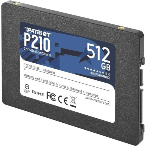 Твердотельный накопитель Patriot SATA-III 512GB P210S512G25 P210 2.5