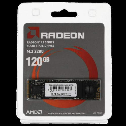 Твердотельный накопитель AMD SATA 120GB R3MS0120G8 Radeon M.2 2280