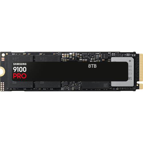 Твердотельный накопитель/ Samsung SSD 9100 PRO, 8000GB, M.2(22x80mm), NVMe 2.0, PCIe 5.0 x4, V-NAND TLC, R/W 14800/13400MB/s, IOPs 2 200 000/2 600 000, TBW 4800, DWPD 0.3 (12 мес.)