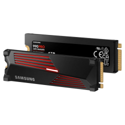 Твердотельный накопитель Samsung SSD 990 PRO, 4000GB, M.2(22x80mm), NVMe 2.0, PCIe 4.0 x4, V-NAND TLC, R/W 7450/6900MB/s, IOPs 1 400 000/1 550 000, DRAM buffer 4096MB, TBW 2400, DWPD 0.33, with Heatsink (12 мес.)