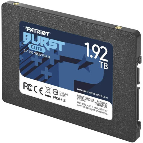 Твердотельный накопитель Patriot SATA-III 1.92TB PBE192TS25SSDR Burst Elite 2.5 Твердотельный накопитель Patriot SATA-III 1.92TB PBE192TS25SSDR Burst Elite 2.5