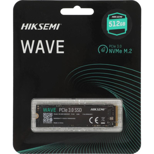 Твердотельный накопитель Hikvision PCIe 3.0 x4 512GB HS-SSD-WAVE(P) 512G M.2 2280