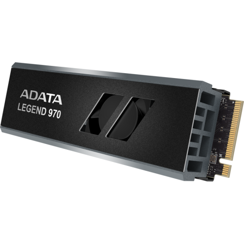 Твердотельный накопитель/ ADATA SSD LEGEND 970, 1000GB, M.2(22x80mm), NVMe 2.0, PCIe 5.0 x4, 3D NAND, R/W 9500/8500MB/s, IOPs 1 300 000/1 400 000, TBW 700, DWPD 0.38, with Heat Sink (5 лет)