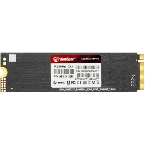 Твердотельный накопитель Kingspec PCIe 3.0 x4 2TB NE-2TB M.2 2280 [NE-2TB]