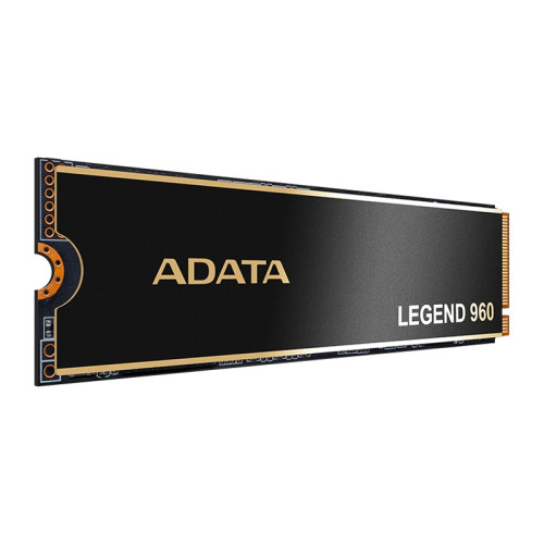 Твердотельный накопитель ADATA SSD LEGEND 960, 4000GB, M.2(22x80mm), NVMe 1.4, PCIe 4.0 x4, 3D NAND, R/W 7400/6800MB/s, IOPs 700 000/550 000, DRAM buffer 4000MB, TBW 3120, DWPD 0.43, with Heat Spreader (5 лет)