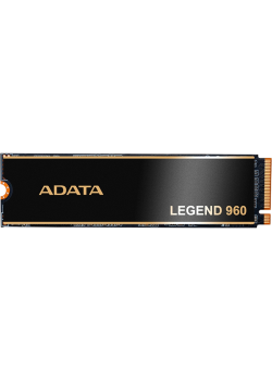 Твердотельный накопитель/ ADATA SSD LEGEND 960, 2000GB, M.2(22x80mm), NVMe 1.4, PCIe 4.0 x4, 3D NAND, R/W 7400/6800MB/s, IOPs 750 000/630 000, DRAM buffer 2000MB, TBW 1560, DWPD 0.43, with Heat Spreader (5 лет)