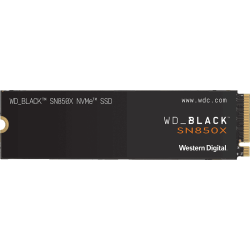 Твердотельный накопитель/ WD SSD Black SN850X, 4000GB, M.2(22x80mm), NVMe, PCIe 4.0 x4, 3D TLC, R/W 7300/6600MB/s, IOPs 1 200 000/1 100 000, DRAM buffer 4096MB, TBW 1200, DWPD 0.3 (12 мес.)