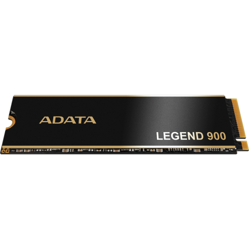 Твердотельный накопитель/ ADATA SSD LEGEND 900, 1024GB, M.2(22x80mm), NVMe 1.4, PCIe 4.0 x4, 3D NAND, R/W 7000/4700MB/s, IOPs н.д./н.д., TBW 600, DWPD 0.14, with Heat Sink (5 лет)