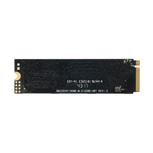 Твердотельный накопитель/ Kingspec SSD NE-256 2280, 256GB, M.2(22x80mm), NVMe, PCIe 3.0 x4, R/W 2200/1300MB/s, IOPs н.д./н.д., TBW 200, DWPD 0.69 (3 года)