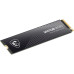 MSI SSD SPATIUM M560, 1000GB, M.2(22x80mm), NVMe, PCIe 5.0 x4, 3D TLC, R/W 10200/8400, IOPs 1 300 000/1 400 000,TBW 600, DWPD 0.32 (5 лет)