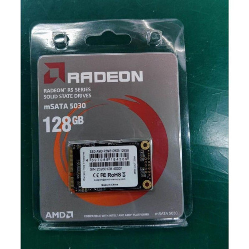 Твердотельный накопитель AMD SATA 128GB R5MS128G5 Radeon R5 mSATA [R5MS128G5]