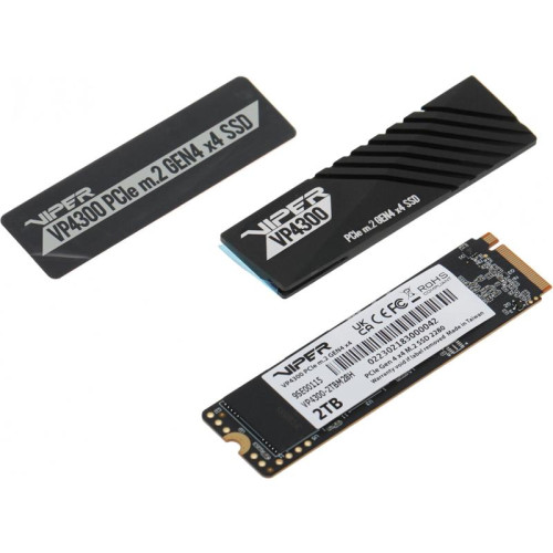 Твердотельный накопитель Patriot PCIe 4.0 x4 2TB VP4300-2TBM28H Viper VP4300 M.2 2280 [VP4300-2TBM28H]