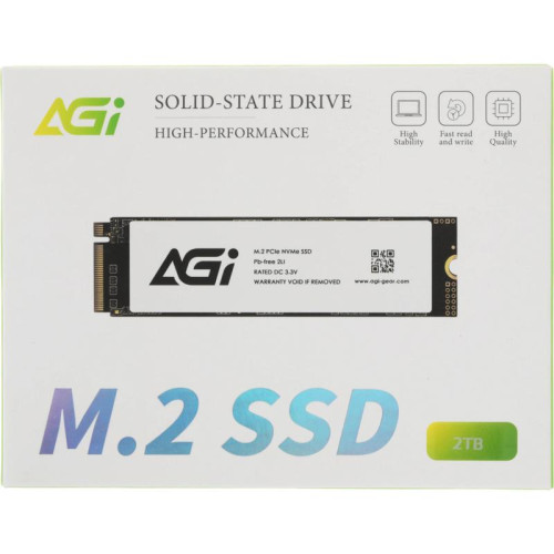 Твердотельный накопитель AGi PCIe 3.0 x4 2TB AGI2T0GIMAI298 AI298 M.2 2280 [AGI2T0GIMAI298]