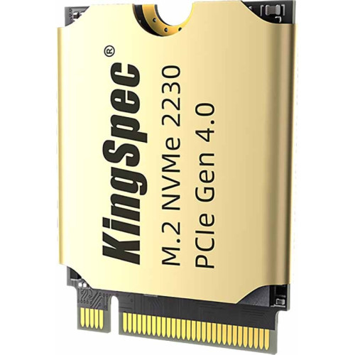 Твердотельный накопитель/ Kingspec SSD XF-1TB 2230, 1024GB, M.2(22x30mm), NVMe, PCIe 4.0 x4, R/W 5000/4400MB/s, IOPs н.д./н.д., TBW 1200, DWPD 1.07 (3 года)