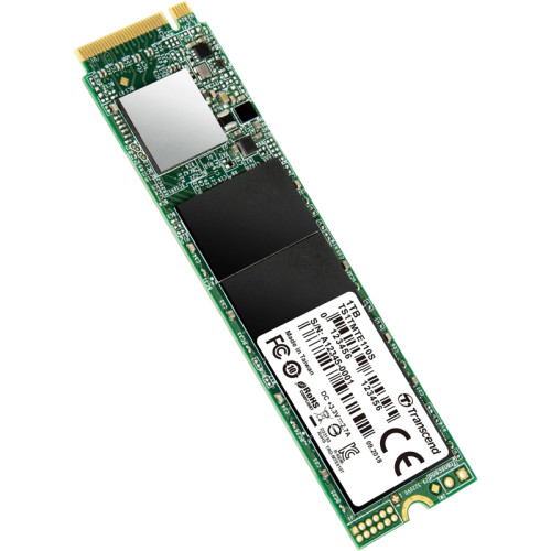 Твердотельный накопитель/ Transcend SSD MTE110S, 2048GB, M.2(22x80mm), NVMe, PCIe 3.0 x4, 3D TLC, R/W 2500/1700MB/s, IOPs 200 000/250 000, TBW 800, DWPD 0.2 (12 мес.)