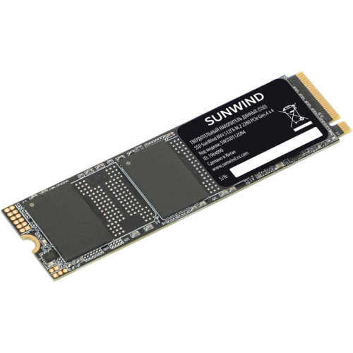 Твердотельный накопитель SunWind PCIe 4.0 x4 512GB SWSSD512GN4 NV4 M.2 2280 [SWSSD512GN4]