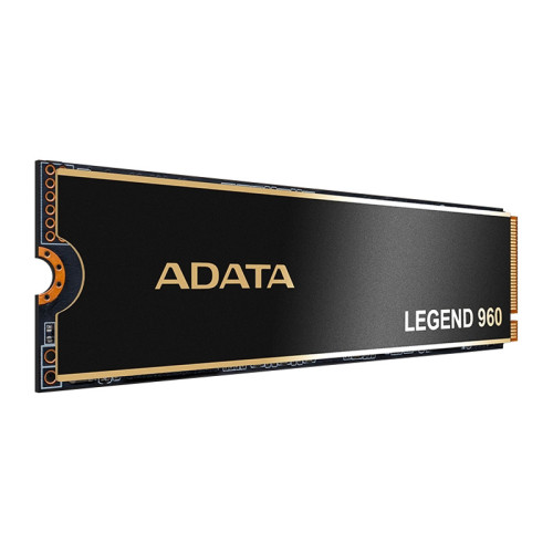 Твердотельный накопитель/ ADATA SSD LEGEND 960, 2000GB, M.2(22x80mm), NVMe 1.4, PCIe 4.0 x4, 3D NAND, R/W 7400/6800MB/s, IOPs 750 000/630 000, DRAM buffer 2000MB, TBW 1560, DWPD 0.43, with Heat Spreader (5 лет)