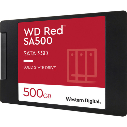 Твердотельные накопители/ WD SSD Red SA500 NAS, 500GB, 2.5 Твердотельные накопители/ WD SSD Red SA500 NAS, 500GB, 2.5