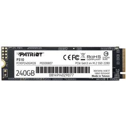 Твердотельный накопитель Patriot PCIe 3.0 x4 240GB P310P240GM28 P310 M.2 2280 [P310P240GM28]