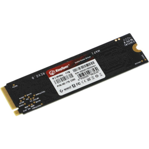 Твердотельный накопитель Kingspec PCIe 3.0 x4 1TB NE-1TB M.2 2280 [NE-1TB]