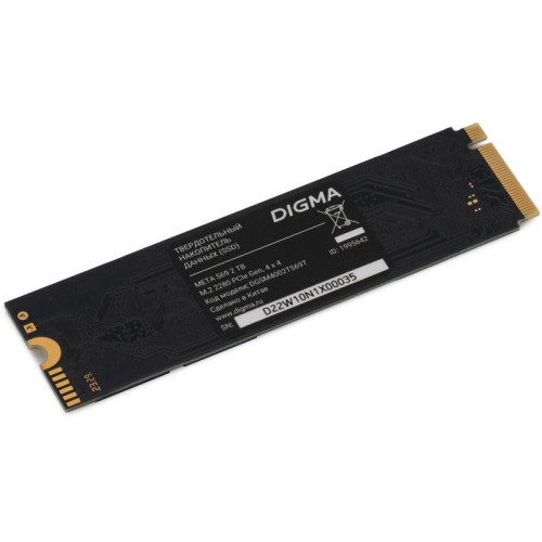 Твердотельный накопитель Digma PCIe 4.0 x4 2TB DGSM4002TS69T Meta S69 M.2 2280 [DGSM4002TS69T]