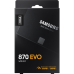 Samsung SSD 250GB 870 EVO, V-NAND 3-bit MLC, MGX, 2.5'' SATA 6Gb/s, R560/W530, IOPs 98000/88000 Samsung SSD 250GB 870 EVO, V-NAND 3-bit MLC, MGX, 2.5'' SATA 6Gb/s, R560/W530, IOPs 98000/88000