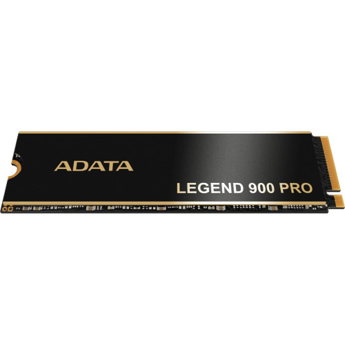 Твердотельный накопитель/ ADATA SSD LEGEND 900 PRO, 4000GB, M.2(22x80mm), NVMe 1.4, PCIe 4.0 x4, 3D NAND, R/W 7400/6500MB/s, IOPs н.д./н.д., TBW 2400, DWPD 0.3 (5 лет)